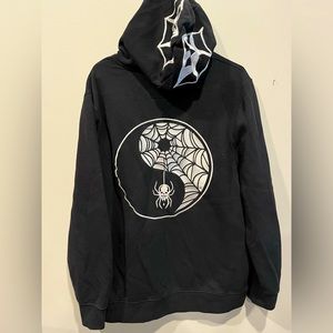 Embroidered Sketchy Tank Hoodie